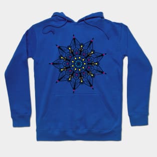 Spiky mandala - grey version Hoodie